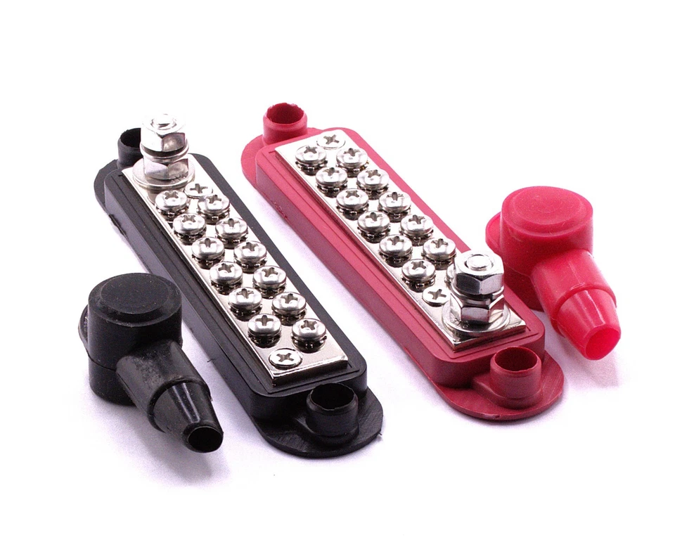 12-48V 150A 12 Position Bus Bar Power Distribution Block -Transportation, Marine - Image 3 of 4