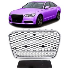 Wabengrill Kühlergrill Chrom passend für Audi A6 C7 4G 2011-2014
