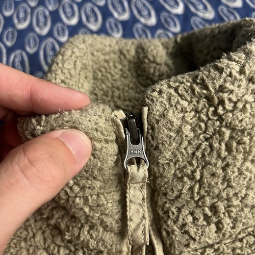 Mujer Patagonia Beige 1/4 Cremallera Polar Chaqueta Sherpa 25235 Otoño 2017 Mediana - Imagen 4 de 11
