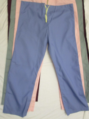 Scrubs pants medical navy royal blue maroon black white green pink s m l xl 2x S - Picture 4 of 11