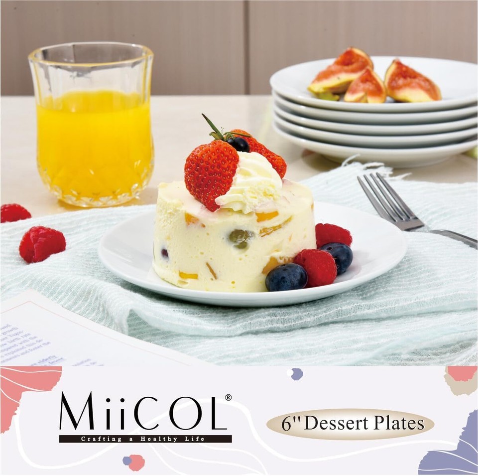 DELICE SET 6 PCS FRUIT PLATES 20.6 - 5918699 main image 1