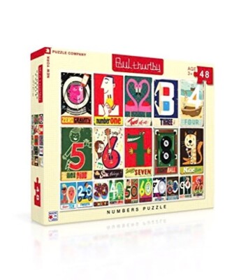 Numbers 48-teiliges Puzzle - NYPC: Paul Thurlby Collection