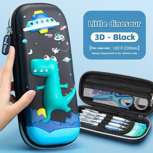 EVA Pen Box Zipper Closure Pen Bag Portable Pencil Case School Office - Picture 2 of 9