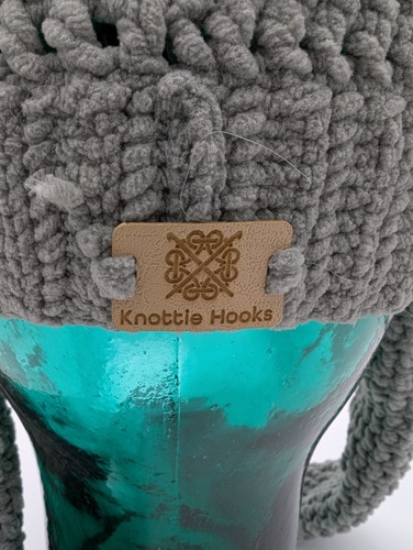 Knottie Hooks Handmade Crochet Elephant Hat with Pop-up Ears - Youth - Picture 14 of 16