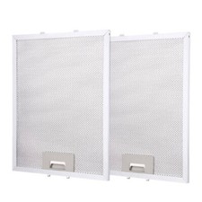 2 Universal Cooker Hood Extractor Metal Mesh Aluminum Grease Filters 320 x 260mm