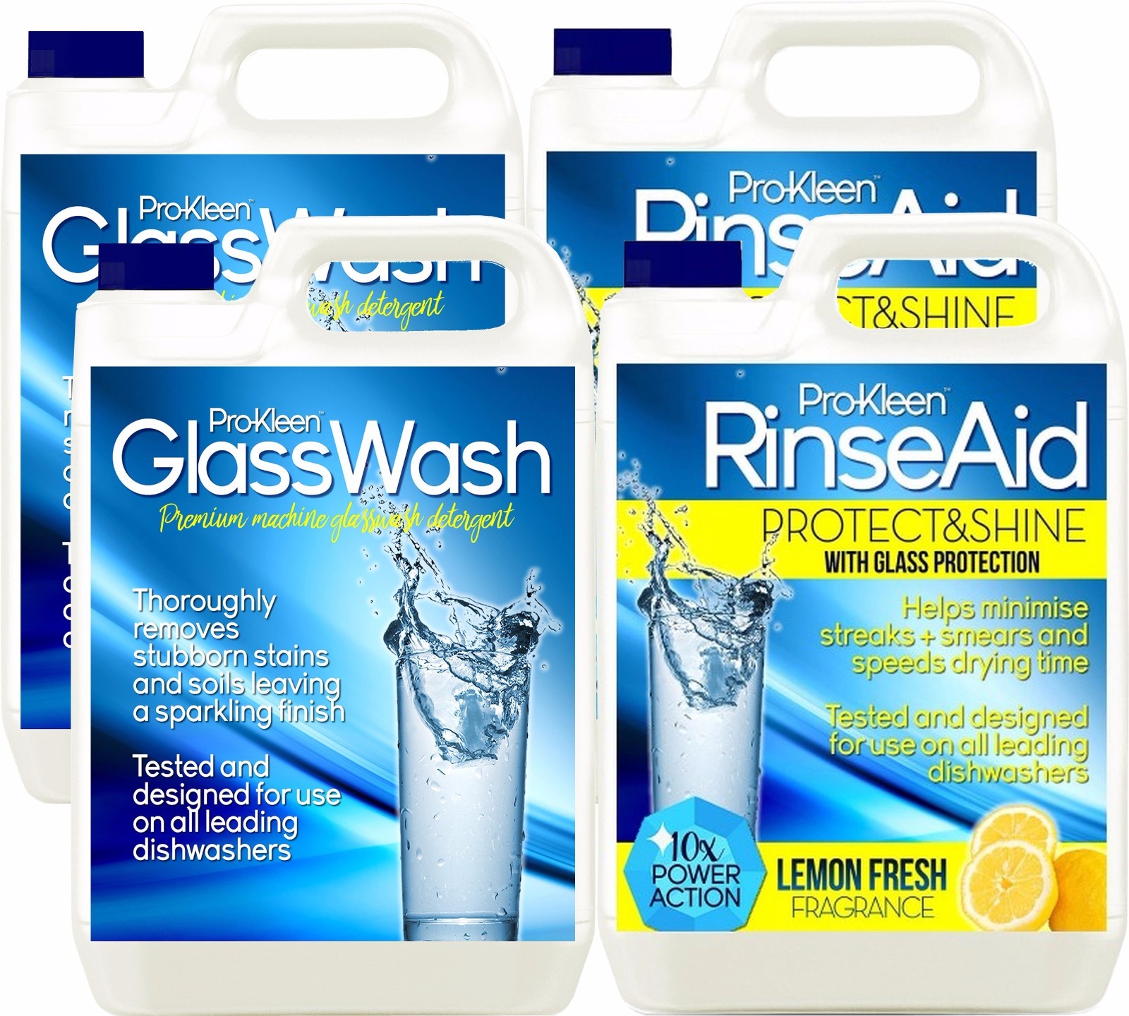 DISHWASHER MACHINE GLASS WASH FLUID DETERGENT LIQUID RINSE AID GLASSWARE SHINE