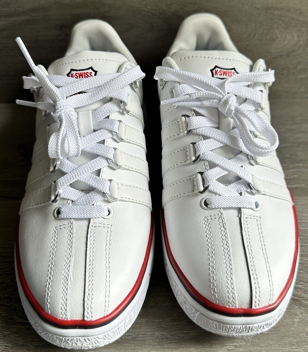 K-Swiss Classic VN 03343-177 Low White/Corporate/Rand Men’s Sz NIB