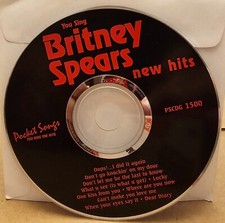 1500 BRITNEY SPEARS  POCKET SONGS KARAOKE LOT SH