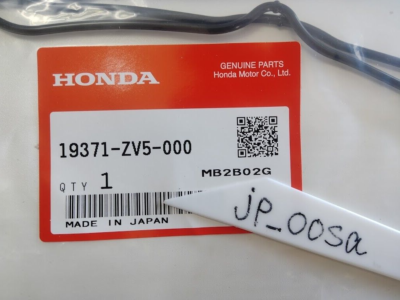 Honda Genuine OEM Packing Water Jacket Gasket 19371-ZV5-000