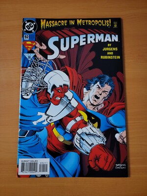 Superman #92 Direktmarkt Ausgabe ~ NAHEZU MINT NM ~ 1994 DC Comics