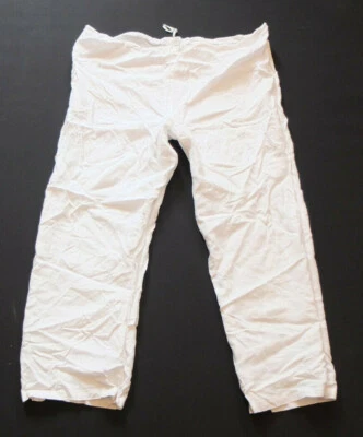 * C&A Yessica Leinen Hose zum Binden Gr. 48 Weiß - Bild 1 von 4