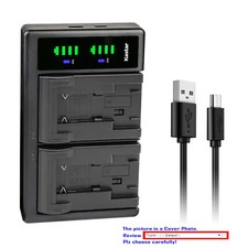 Kastar Battery LTD2 USB Charger for JVC BN-V101 BN-V101E DDNP-100 NP-100 Battery