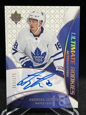 Andreas Johnsson 2018-19 Ultimate 08-09 Retro Rookies Auto #RRAAJ 63/175 