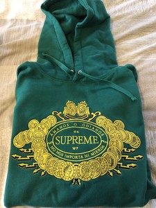 felpa supreme verde
