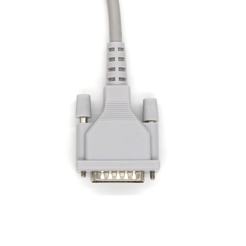 Cable Para Electrocardiógrafo Bionet CardioCare 2000 Y Schiller | 15 Pines, 10 Cables, 3 Metros