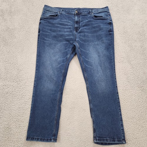 The Perfect Jean NYC Mens 44x30 (Fits 44x28.5) Denim Slim Fit Stretch Whisker