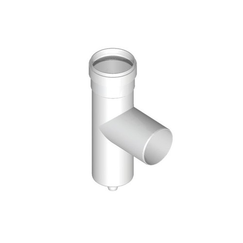 TUBO E RACCORDI RIGIDO PER CALDAIA CONDENSAZIONE BIANCO PPS ø60/80/100 - Foto 35 di 54