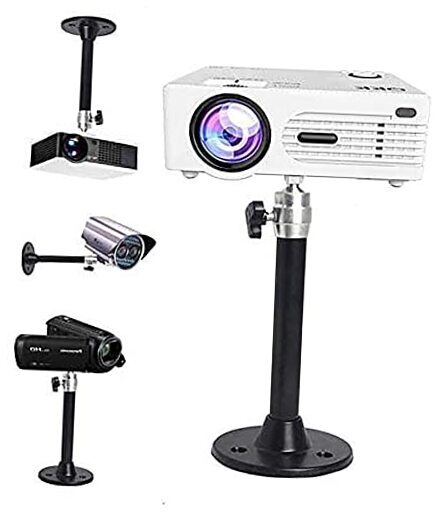 Mini Projector Mount Projector Ceiling Mount Black 7.9 in / 20 cm 360°-image