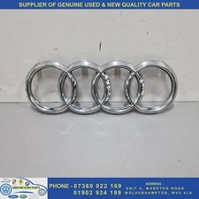 2015 AUDI A5 SPORT FRONT GRILL BADGE RINGS LOGO EMBLEM BTA582710080