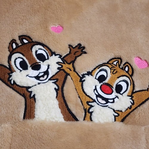 H&M Disney Chip n Dale Super Soft Plush Hoodie Sweatshirt Size 6x/7 - Picture 4 of 8