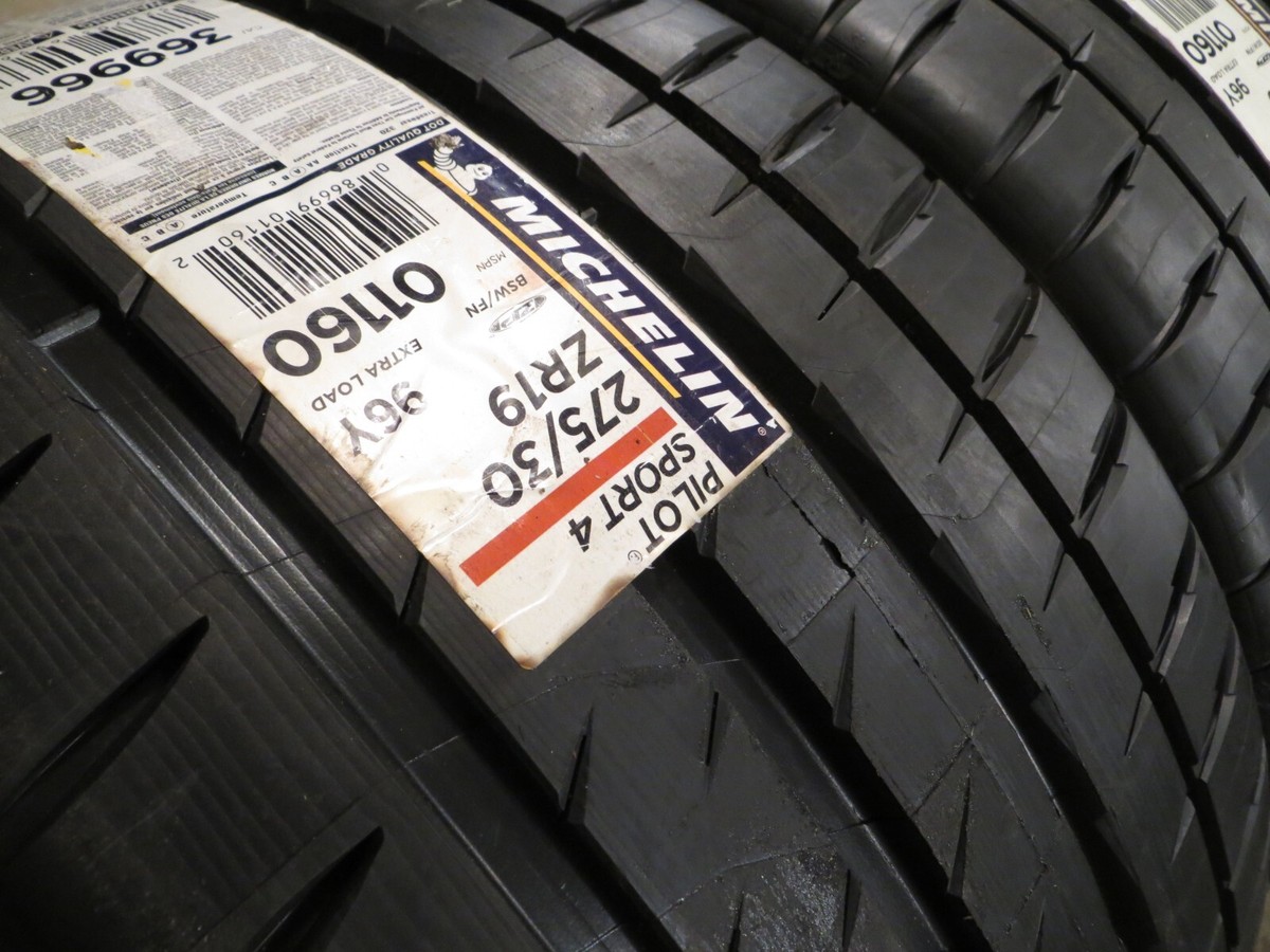 NEW 2 TWO MICHELIN PILOT SPORT 4 ZP 275/30ZR19 96Y XL FRANCE 275