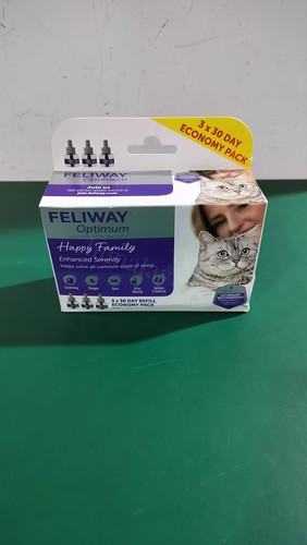 FELIWAY Optimum/Classic/Friends 3 x 30 Day Refill 48ml Value Pack Cat Calming - Picture 10 of 17