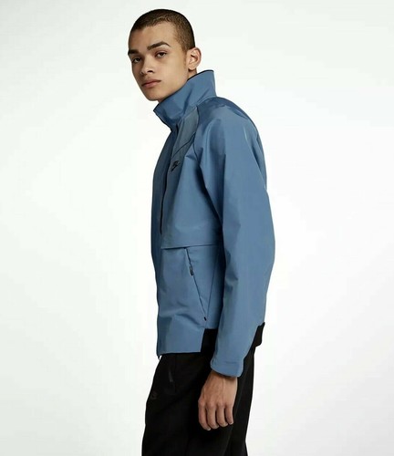 Nike Tech Pack Shield Mens waterproof Jacket Blue Size S 914082 437 - Picture 3 of 8