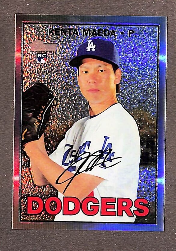 2016 Topps Heritage Chrome Refractor #THC701 Kenta Maeda Rookie