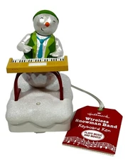 Hallmark Wireless Snowman Band Keyboard Ken Sound & Motion 2010 Tag VIDEO!