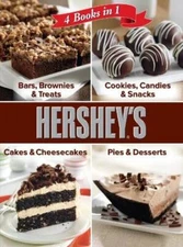 Hershey 4 Cookbooks in 1: Bars, Brownies  Treats Cookies, Candies  Sna - GOOD