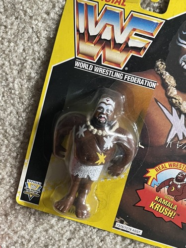 WWF Kamala Moc Hasbro World Wrestling Federation M...