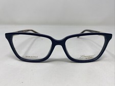 Safilo Emozioni Italy EM 4052 PJP 52-16-135 Navy Blue Eyeglasses Frame HA44