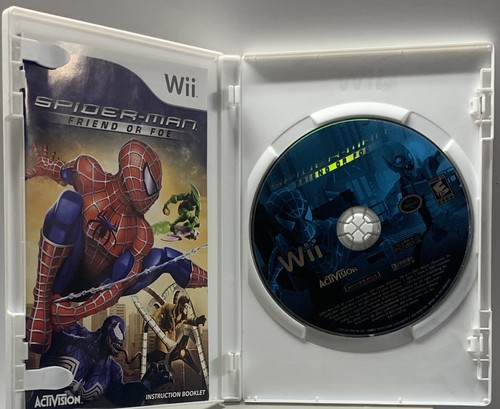 Spider-Man Friend or Foe Nintendo Wii Video Game Complete CIB - Picture 3 of 3