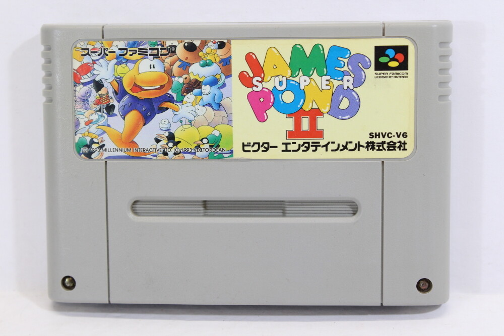 Super James Pond II 2 SFC Nintendo Super Famicom SNES Japan Import