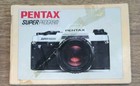 Pentax Super Program Camera Instruction Manual Guide Book / User'S Instructions