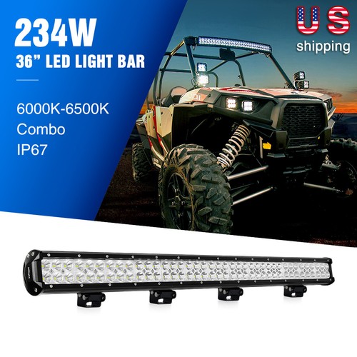 Nilight LED Light Bar Spot Flood Offroad Roof Lights Driving Lamp Trucks Car 4WD - Picture 13 of 27