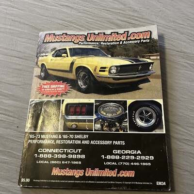Mustangs Unlimited catalog  EM 34.  Unsure Of Year.