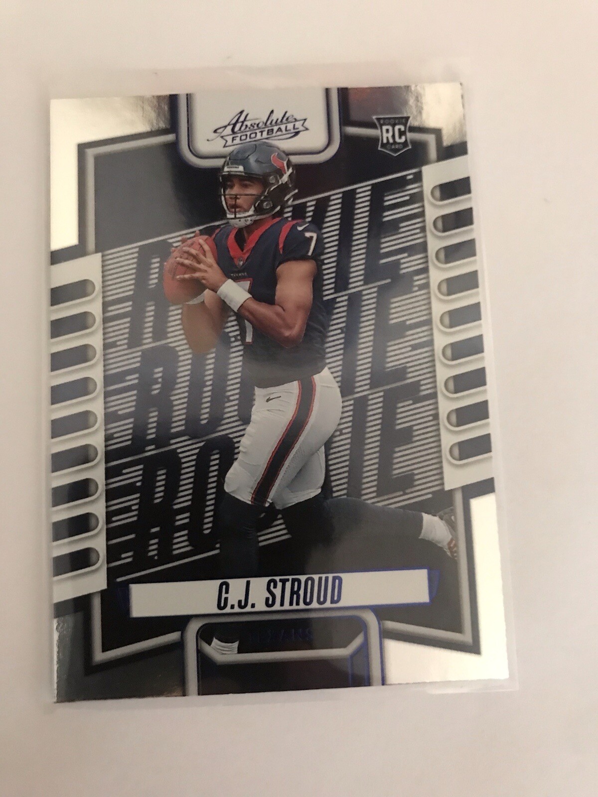 2023 Panini Absolute C.J. Stroud Blue Rookie Card #102 Houston Texans 1.00 Shipp
