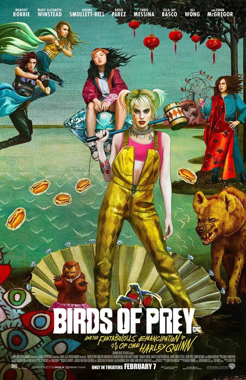 Birds Of Prey Original Movie Poster Final Style - Harley Quinn Margot Robbie