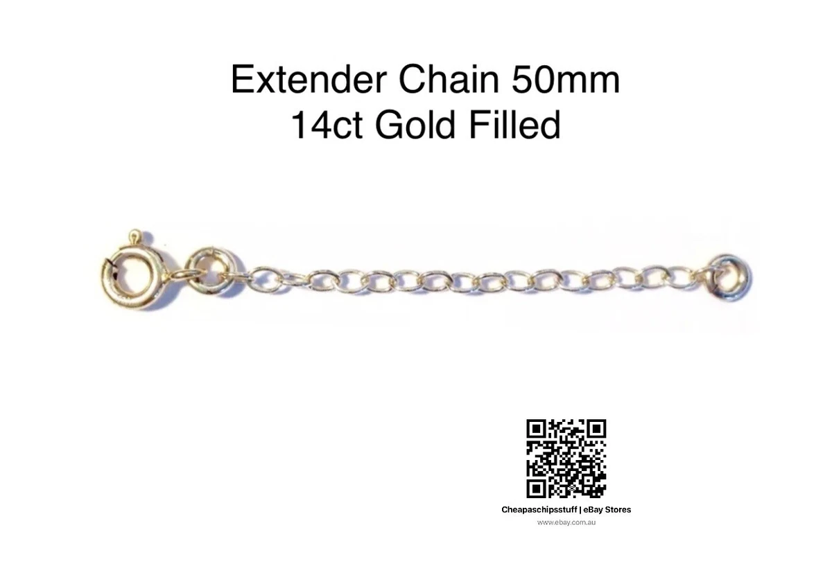 Gold anklet extender deals