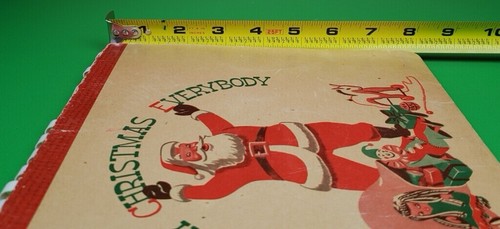 Vintage Christmas Time Action Fold Out Pop-Up Christmas Book Christmas Everyday - Foto 19 di 19
