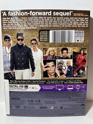 Zoolander No. 2 (Blu-ray,/DVD 2016) 32429241818| eBay