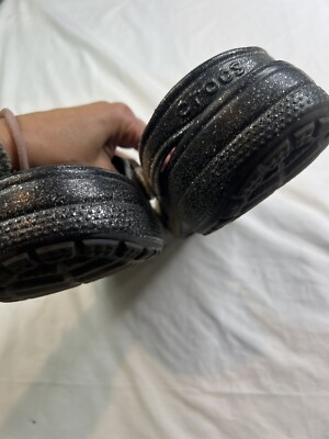 CROCS: Classic ombre glitter clog Black/Gold Unisex Crocs Classic Ombre Glitter clogs Golden | Dressinn main image 2