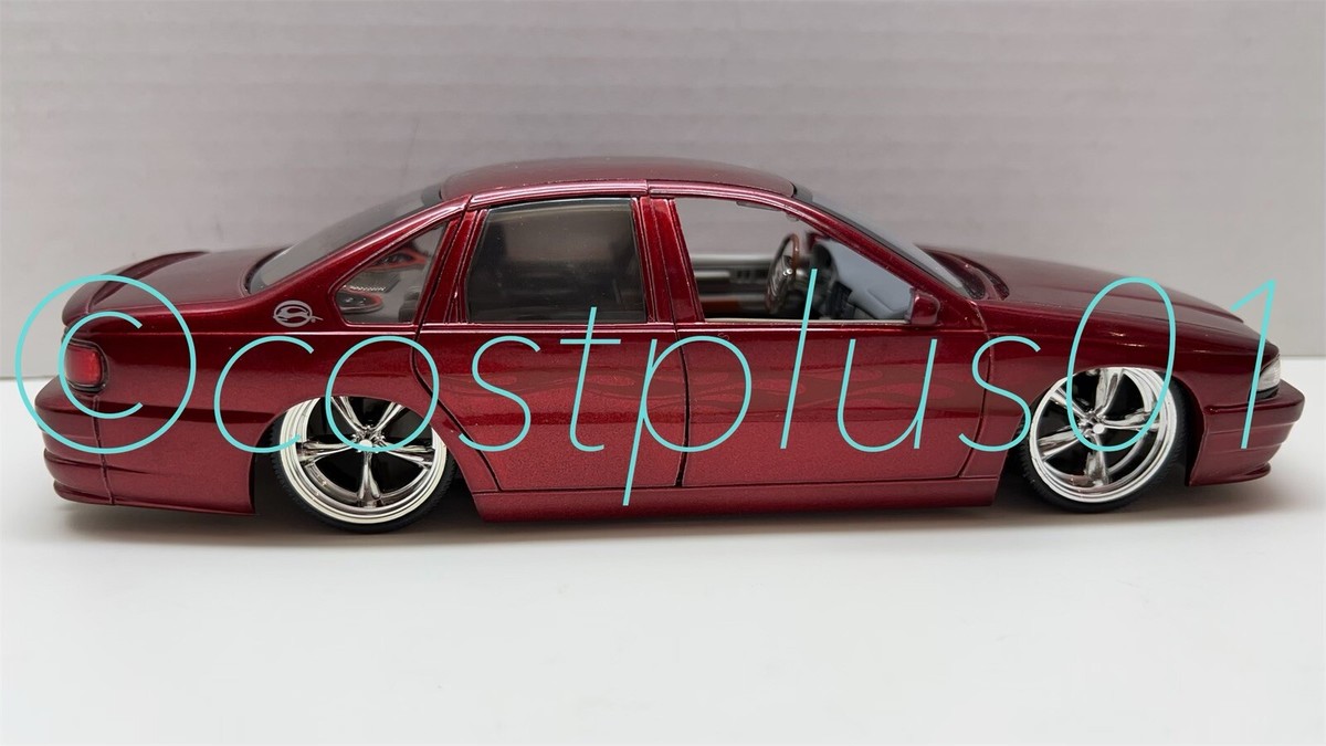JADA DUB CITY 1996 IMPALA SS 1:24 BURGUNDY WITH FLAME | eBay