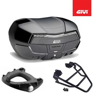 Givi Koffer Kit Schwarz V58NNTB + Platte Ktm 1050 Adventure 2015 2016