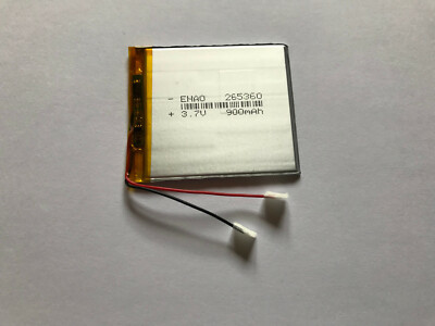 3,7V 900 mAh 265360 Li Polymer Akku Battery 