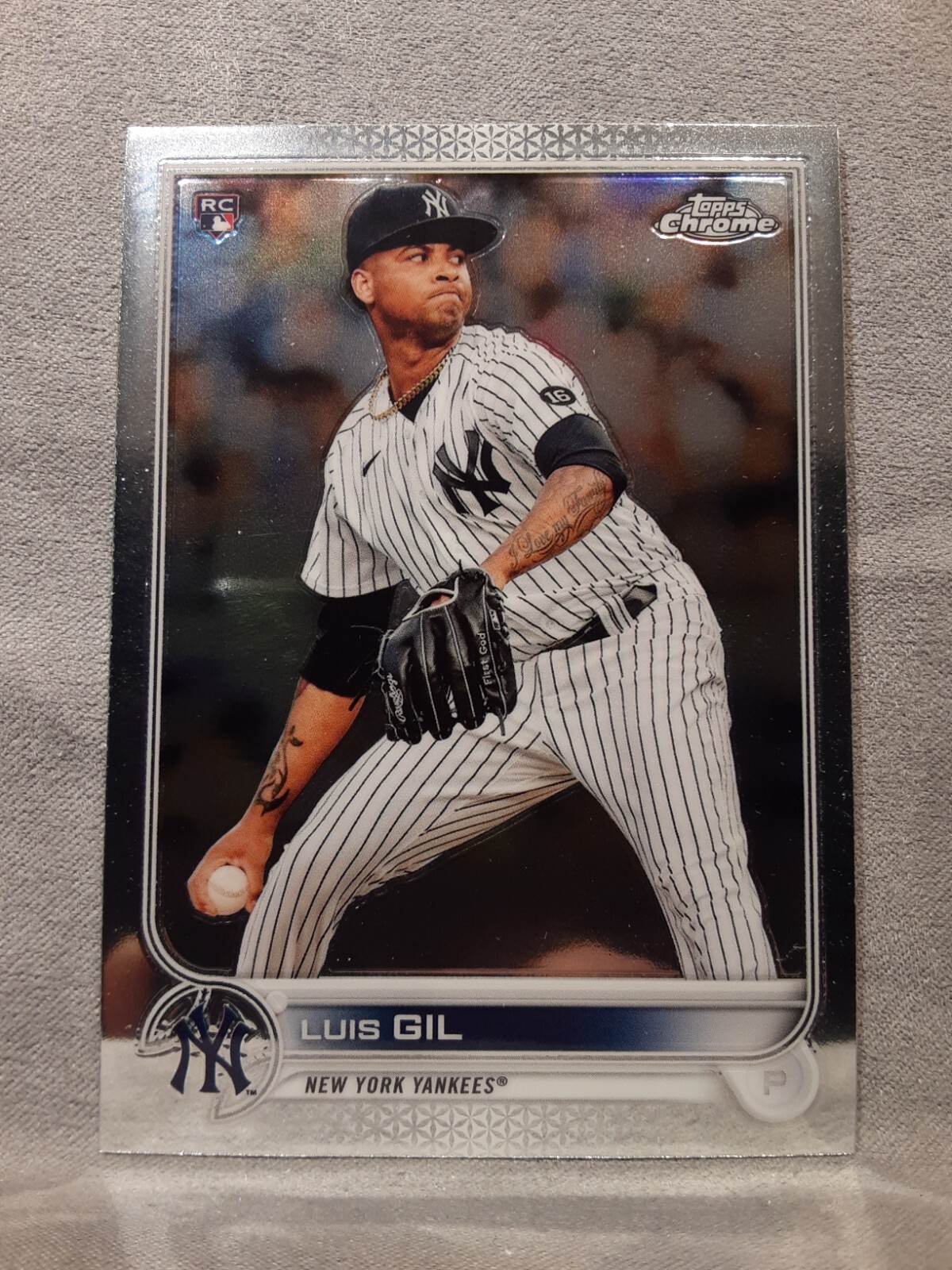 2022 Topps Chrome #202 Luis Gil RC - New York Yankees