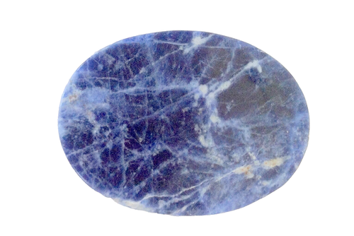Blue Lapis Mountain Jade 40x30 mm Oval Cabochon Loose Quantity 1 - Picture 7 of 7