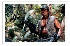 CARL WEATHERS - PREDATOR AUTOGRAPH SIGNED PHOTO POSTER PRINT