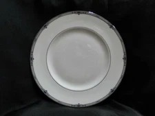 Wedgwood Amherst, Gray Band, Blue Flowers: Dinner Plate (s), 10 3/4"